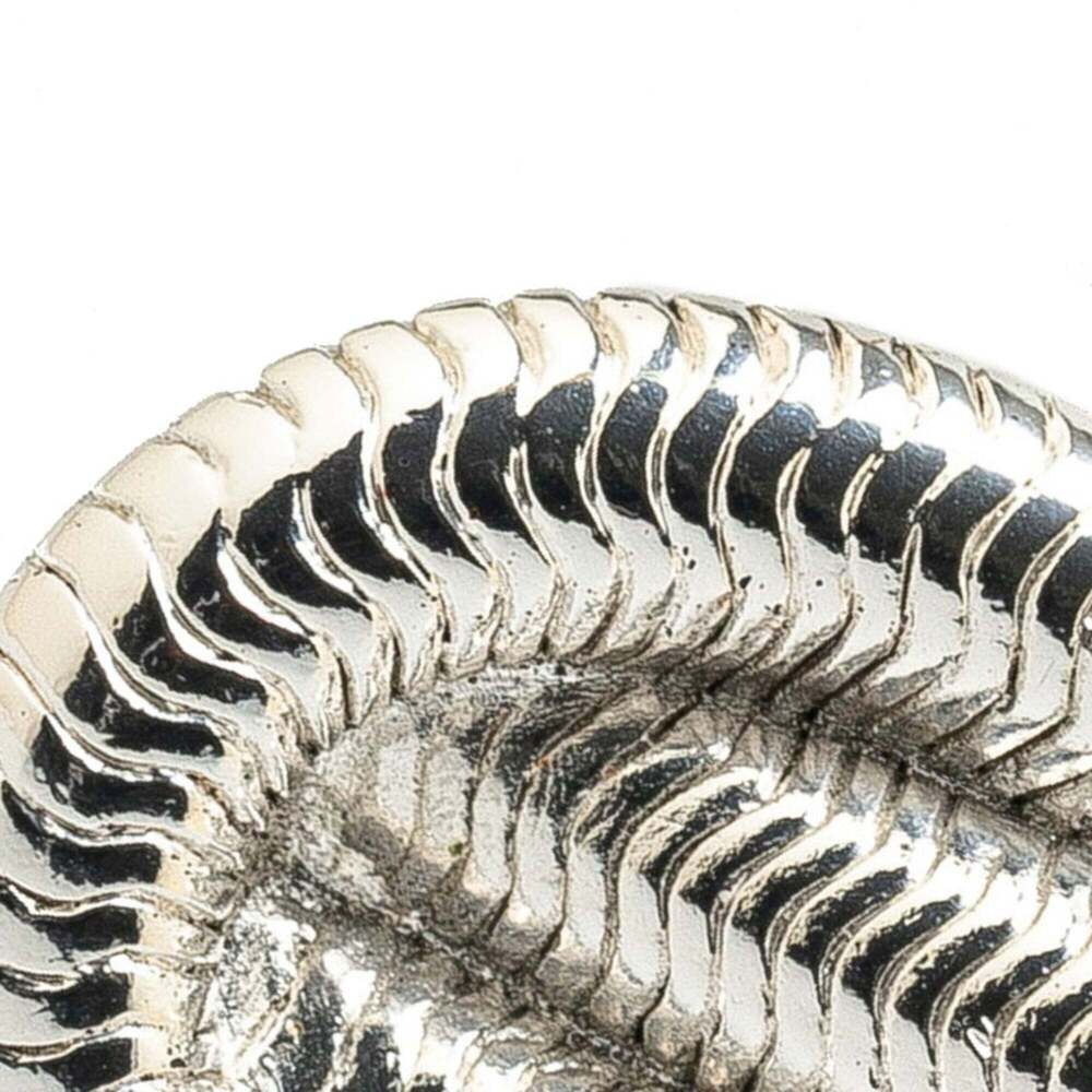 CHANEL Vintage Silver Logo Brooch - Picture 3 of 7